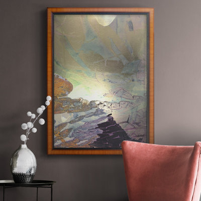 Toile encadrée de qualité supérieure Monet's Landscape VIII - prête à être accrochée