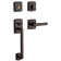 Soho Complete Inactive Dummy Handleset with Lever and Rosette