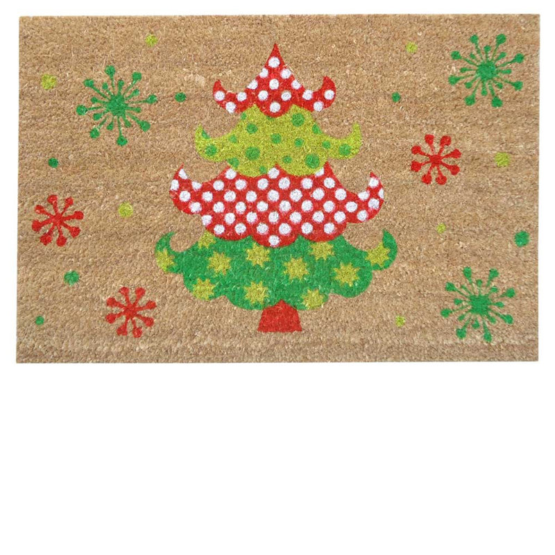 Petersen Non-Slip Christmas Outdoor Doormat