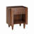 Helga Solid Wood Nightstand with 1 Drawer and Open Shelf Storage-170504048