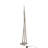 Icicle Contemporary Floor Lamp in Brushed Nickel