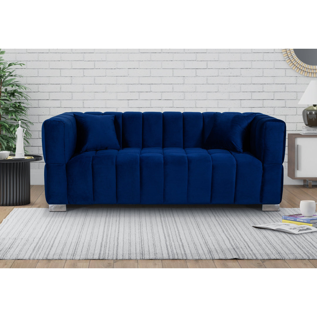 Sofa Ackworth aus Samt