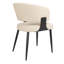 Fabric Upholstered Metal Armchair-335835004-335835000