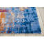 Tapis abstrait ivoire / bleu / rouge Makela-27814303