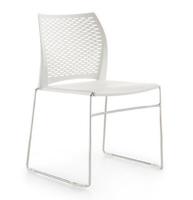 Network Stackable Plastic Seat Waiting Room Chair with Metal Frame