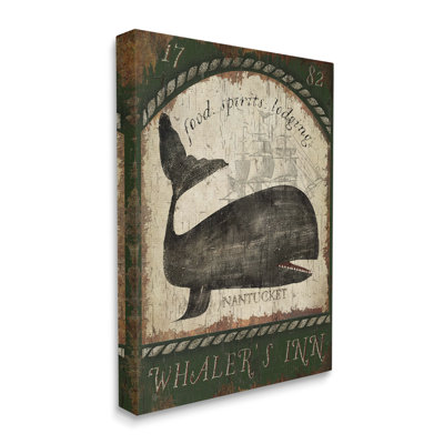 " Vintage Nantucket Whaler's Inn Sign " by Beth Albert
