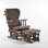Chaise berçante et repose-pieds Azariyah Konfor