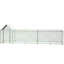 Poulailler 16 x 3 pi avec couvercle - Grillage métallique enduit de métal et protection contre le soleil et la pluie-130734850-130734852