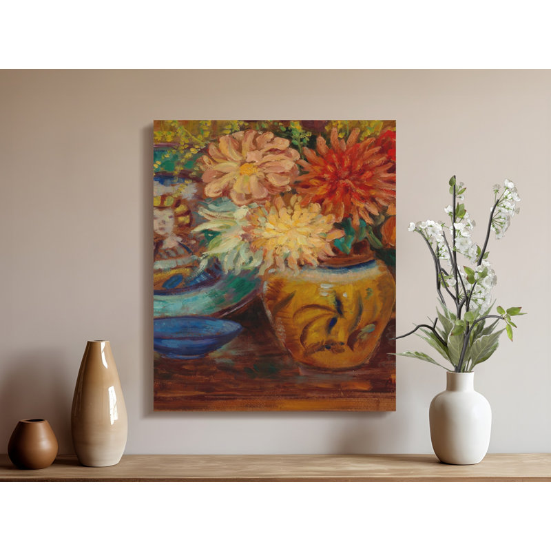 Hafner 1 Piece Wrapped Canvas Wall Art Set, 24x30
