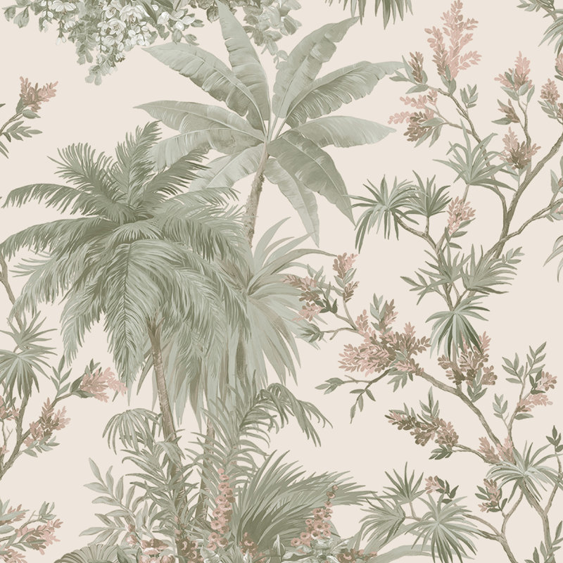 Boutique Bali Pebble Wallpaper, Pink/Rose