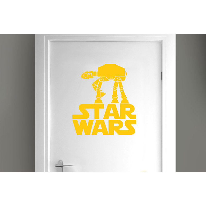 Entertainment Wall Decal, Dark Yellow