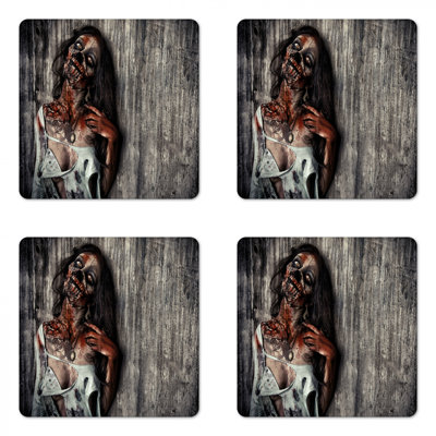 Square 4 Piece Coaster Set