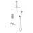 Shower System Combo With Hand Shower, 16 Inch Shower Head And Tub Spout-124944764
