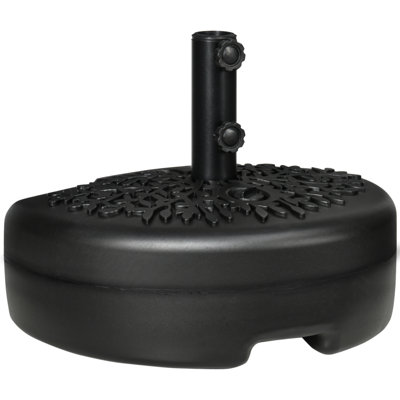 Porte-parapluies demi-rond Outsunny