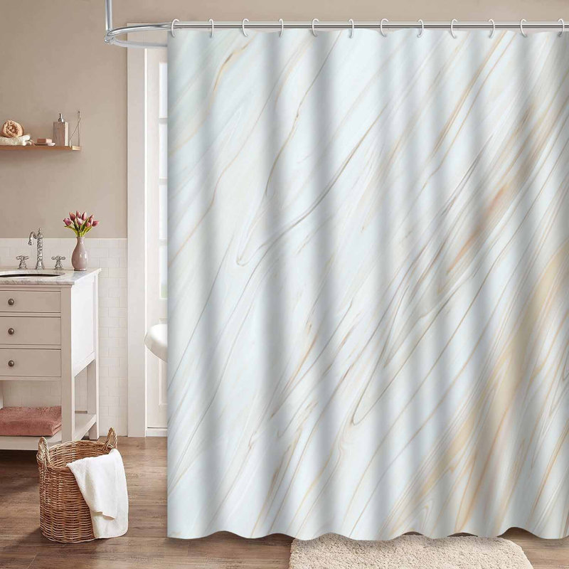 Rideau de douche Marble Stone, L 72 po x l 84 po