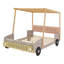 Lit de voiture avec coussin, toile de plafond et DEL-903053847
