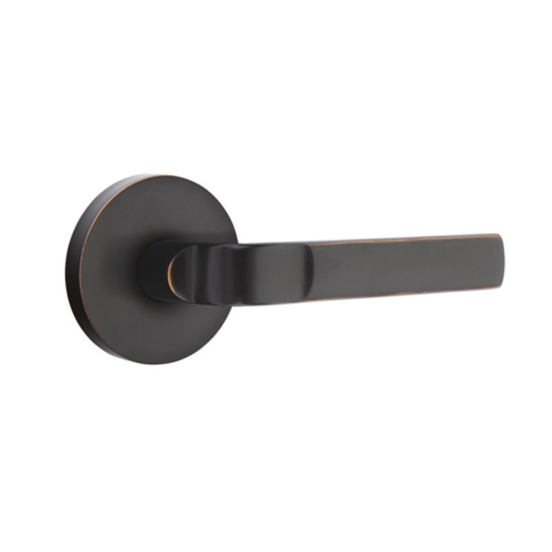 Aston Double Dummy Door Lever, Oil Rubbed Bronze, Right