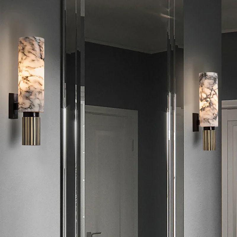 Natural Marble Wall Lamp