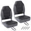 Vinyl Padded Folding Bench Folding Chair Set-117096792