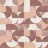 16.5' L x 20.5" W Geometric Peel and Stick Wallpaper Roll
