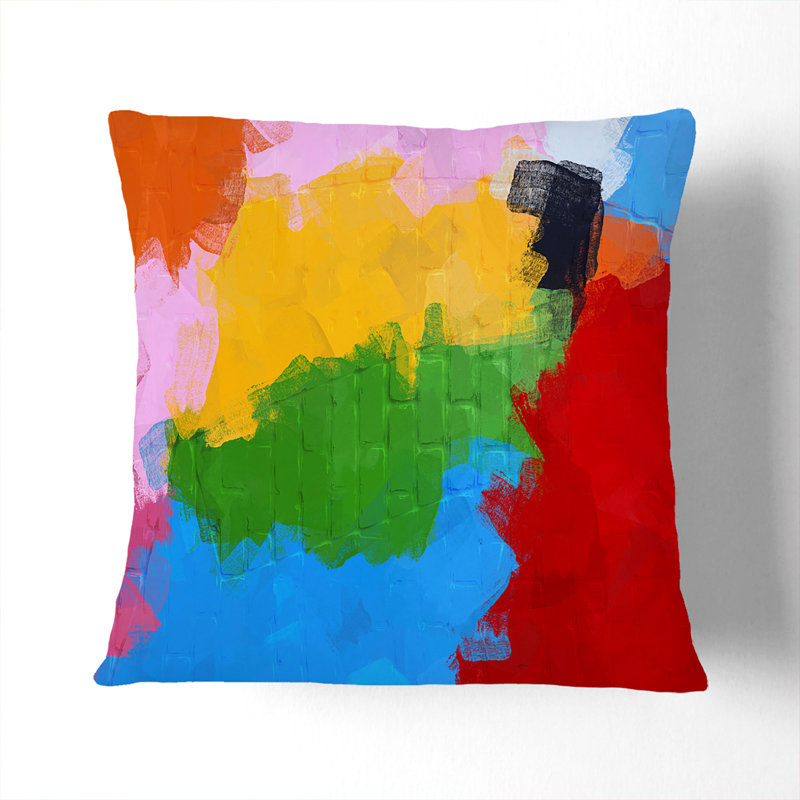 Square Throw Cushion, 55cm H x 55cm W x 20cm D, Stone