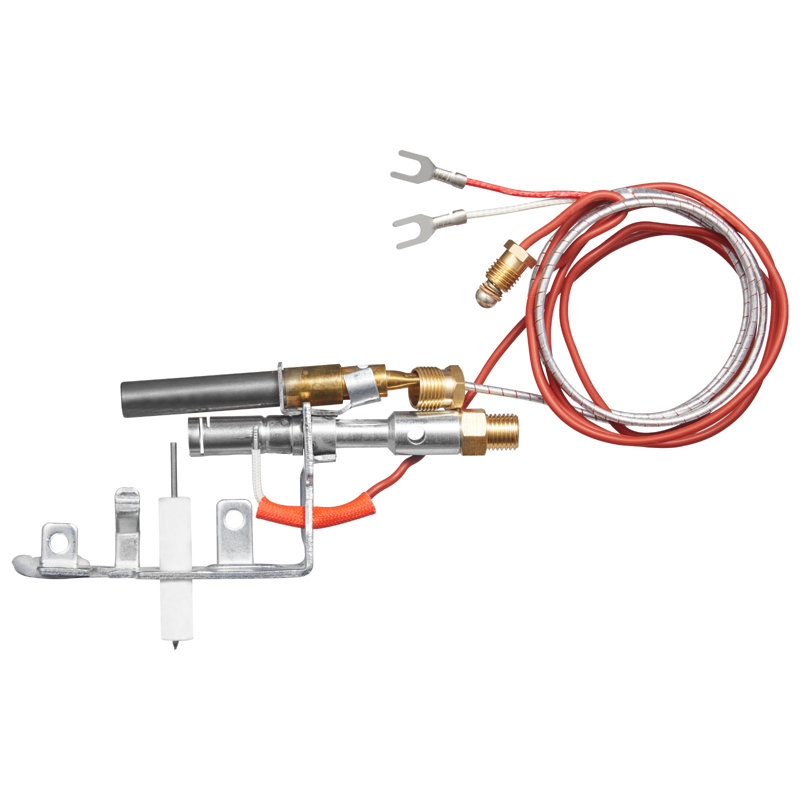 Assemblage de veilleuse au gaz, OE 14D0477, LPG8404, Ensemble d'assemblage de veilleuse au gaz pour foyer, remplacement d'allumage au GPL, compatible avec les modèles Lexington Forge, Majestic, Martin, Monesse