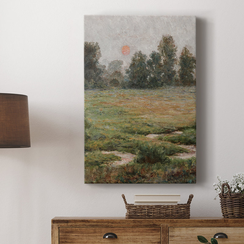 Paysage rétro CCXLIX - galerie Cavas, H 48 po x l 32 po