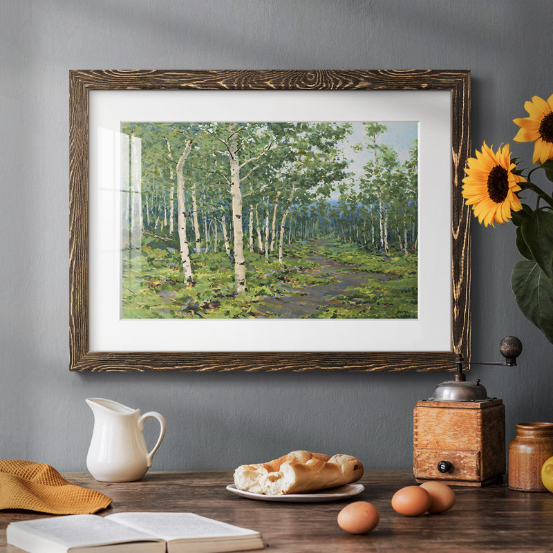 " In The Forest ", Walnut, 14" H x 20" W x 1.5" D