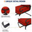 Ensemble de conversation pour meubles de patio 5 pièces avec causeuse en fer forgé et chaises à ressorts, table basse et table d'appoint-1237307666