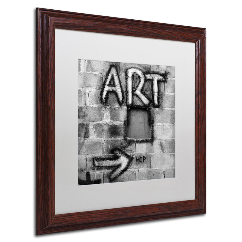 «Art», reproduction de photo encadrée, H 16 po x l 16 po x P 0,5 po, Couleur du cadre: brun