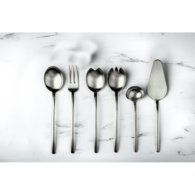 Due Flatware Set - 67 Pieces - Ice Gold, Ice Black Gold