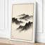 Mountains in Mist Japandi - Wrapped Canvas-175581164-175581166