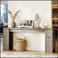 Table d'entrée en bois, console, table d'appoint avec surface spacieuse et design élégant pour les intérieurs modernes-1041611388