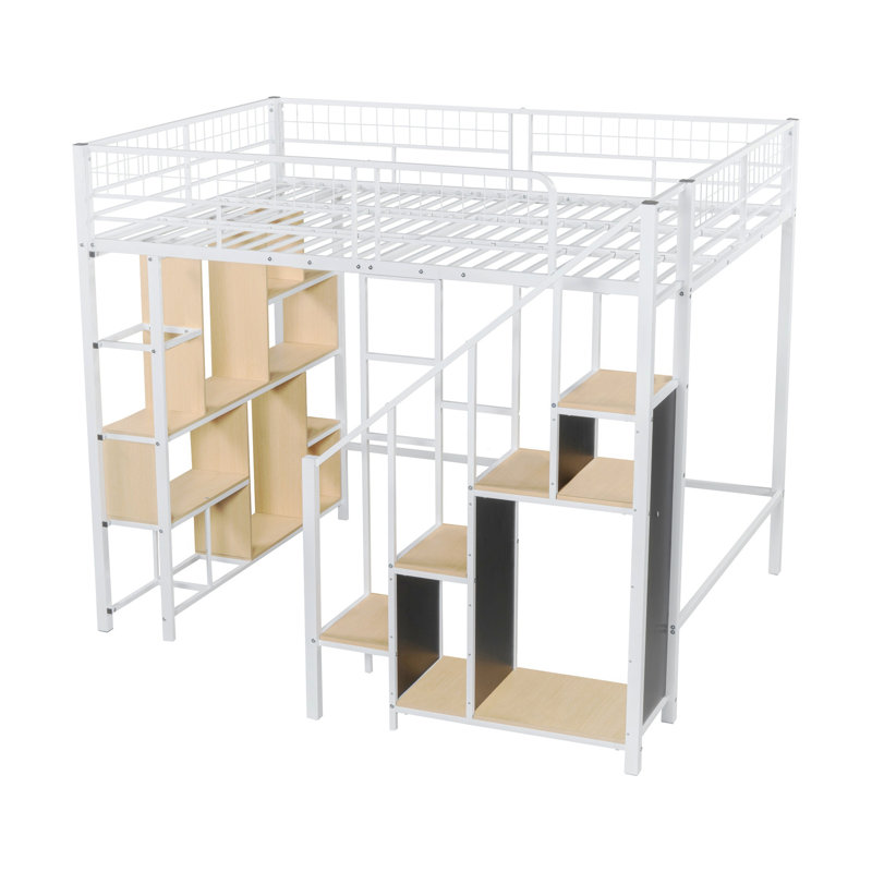 Sonya 140 x 200cm Loft Bed, White