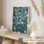 Motif floral de fleurs de jasmin II, reproduction d'art moderne sans cadre-468990581