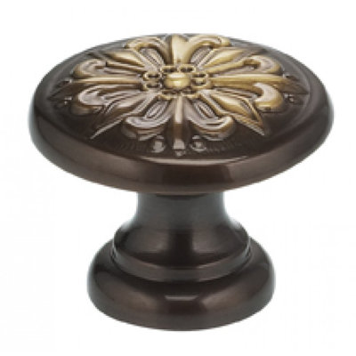 Oversized Ornate 1 9/16" Diameter Mushroom Knob