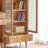 Modern simple log bookcase