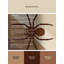 Tapis beige lavable à la machine Ozain Tarantula-679345018