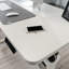 Contemporary Sit/Stand Desk With Four Preset Heights (Not Include Stools)