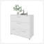 Commode blanche avec 4 tiroirs spacieux