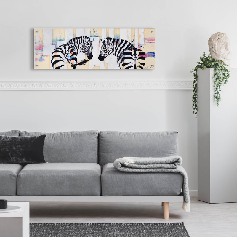 «Zebra Gates» par Robert Campbell, H 16 po x l 48 po