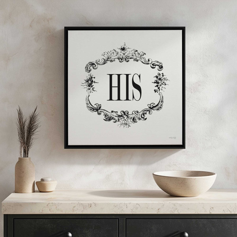 «His Sign» par Cindy Jacobs, reproduction d'art, L 12 po x H 12 po, Doré, Toile avec cadre