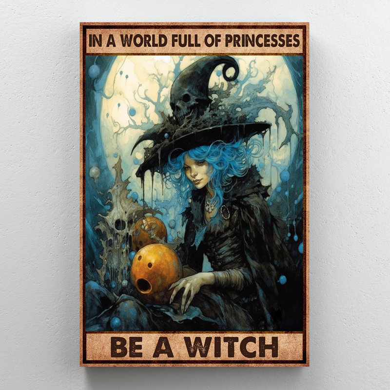 Impression sur toile, Capria Be A Witch, H 20 po x l 16 po x P 1,25 po