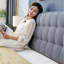 Bed Headboard Cushion with Removable Cover