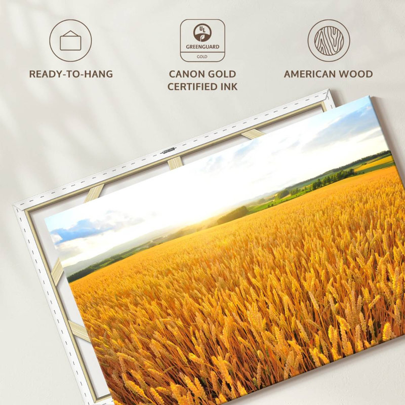 Alvord Hokkaido Wheat Fields, 32" H x 48" W