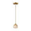 Collete 1-Light 11cm Crystal Globe Pendant Light Hanging Lamp