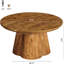Solid Wood Pedestal Coffee Table