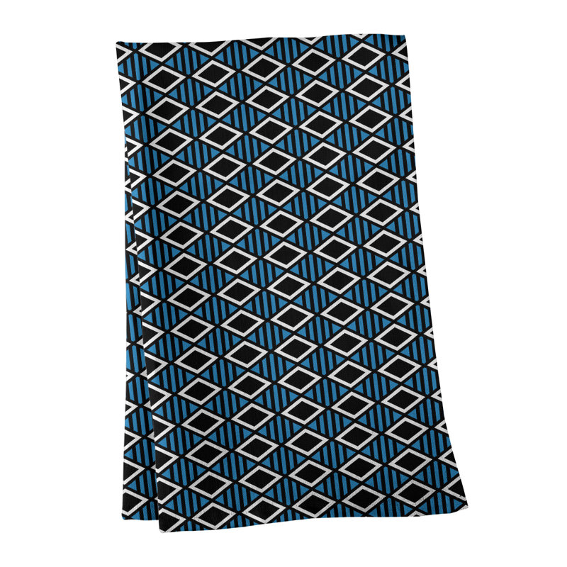 Suoz Tea Towel Kitchen Towel, Cotton Twill, Blue