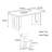 Spacious Under-Table Design Dining Table Set-106031004