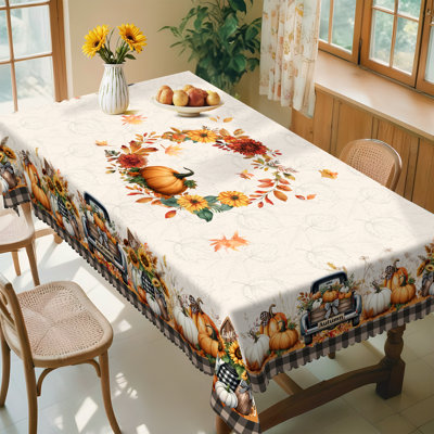 Nappe automne-hiver 152 x 220 cm Rectangle saisonnier